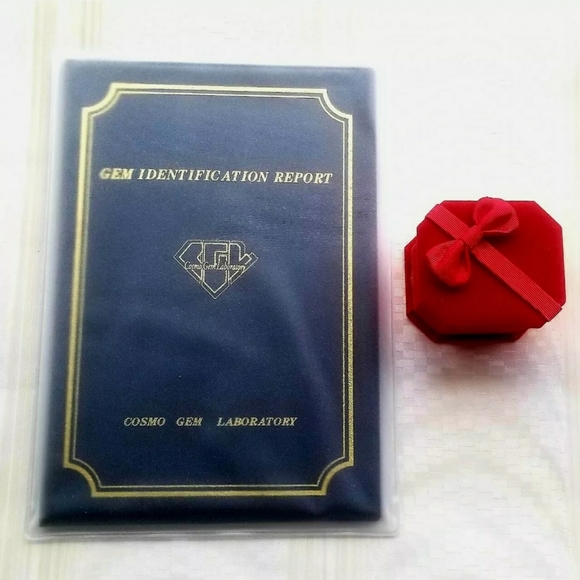 Jade Authentic Platinum Ring With Japanese… - Picture 10 of 10